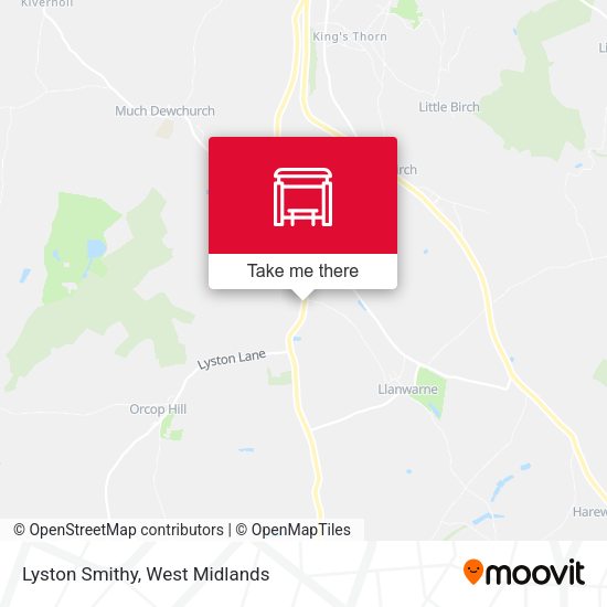 Lyston Smithy map