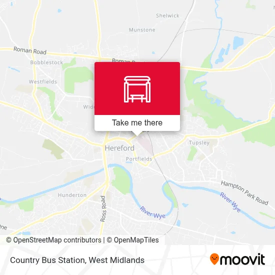 Country Bus Station map