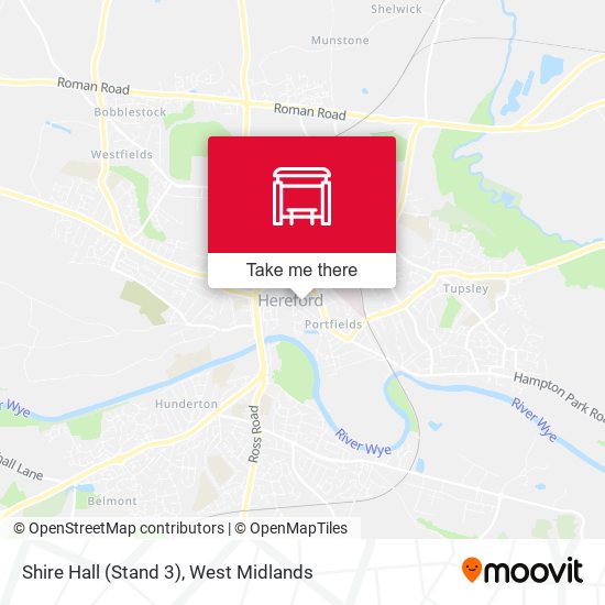 Shire Hall (Stand 3) map