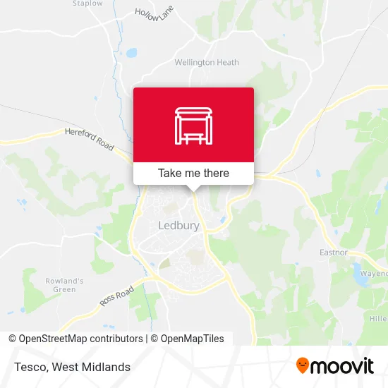 Tesco map