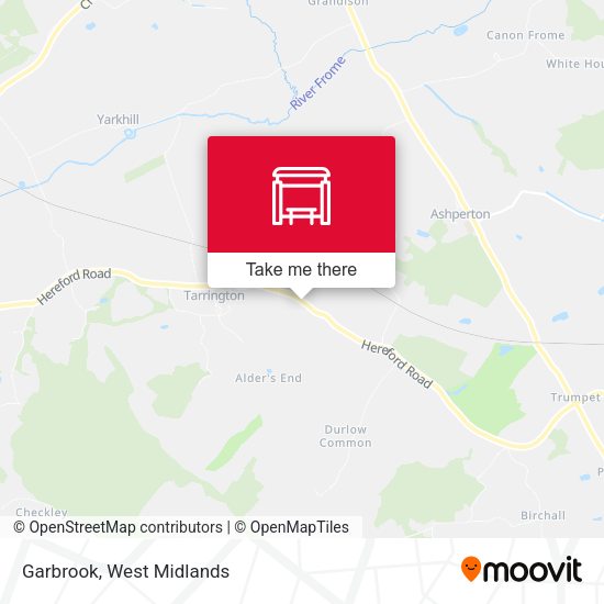 Garbrook map