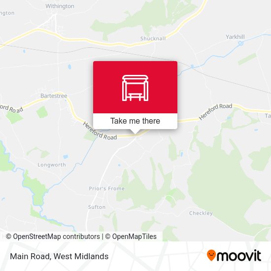 Main Road map