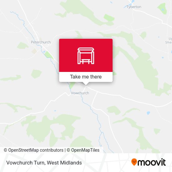 Vowchurch Turn map