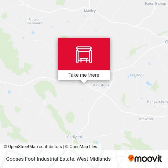 Gooses Foot Industrial Estate map