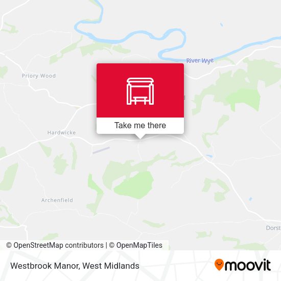 Westbrook Manor map