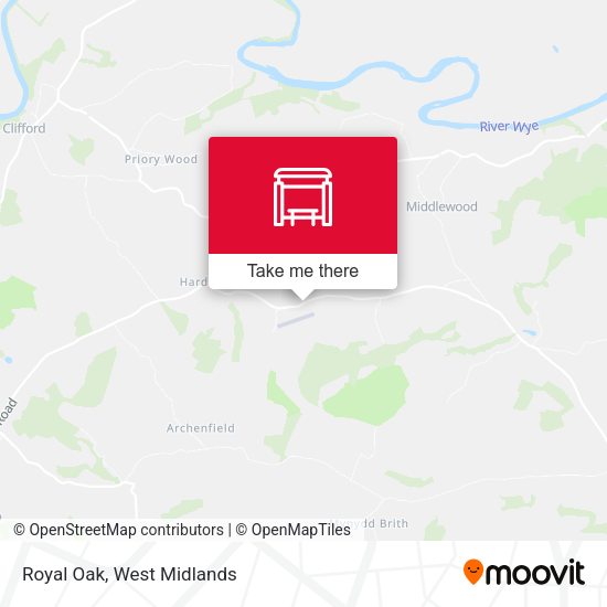 Royal Oak map