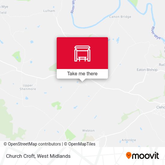 Church Croft map