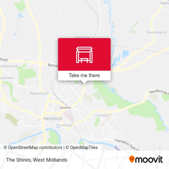 The Shires map