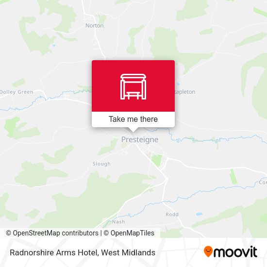Radnorshire Arms Hotel map