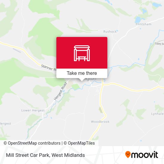 Mill Street Car Park map
