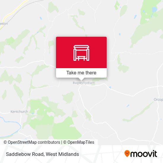 Saddlebow Road map