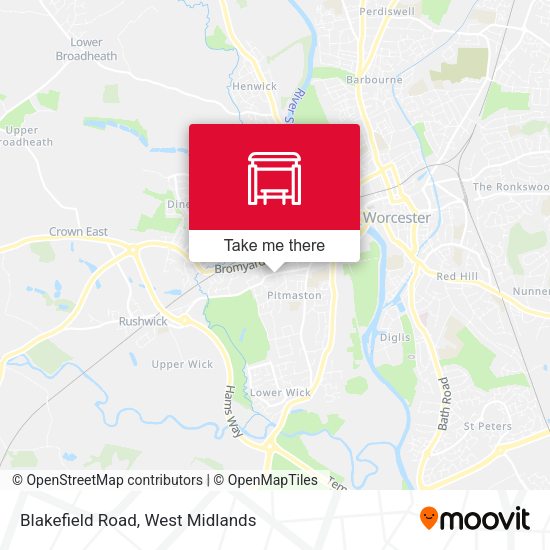 Blakefield Road map
