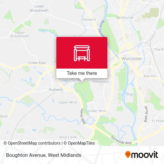Boughton Avenue map