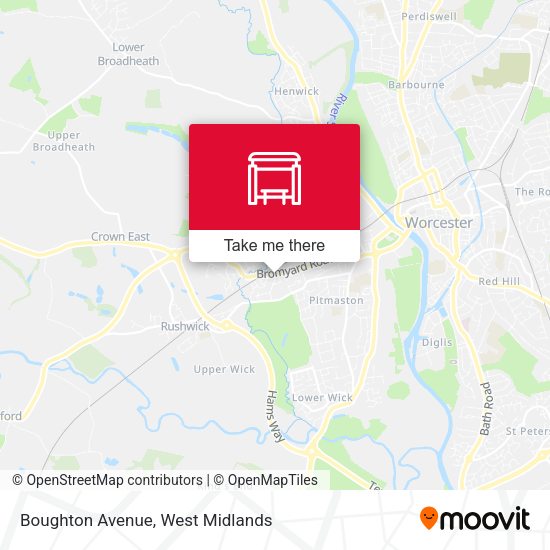 Boughton Avenue map