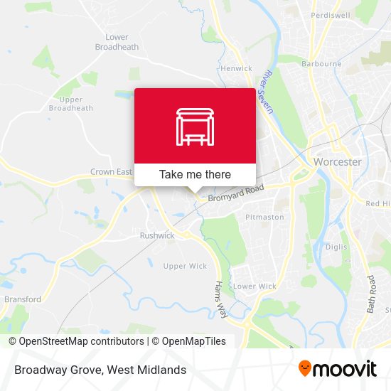 Broadway Grove map