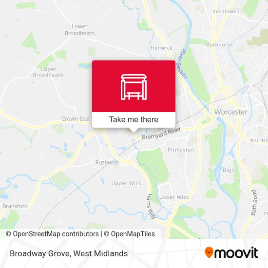 Broadway Grove map