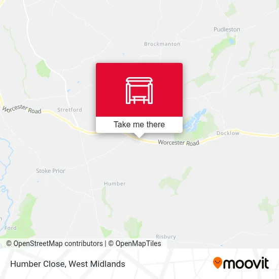 Humber Close map
