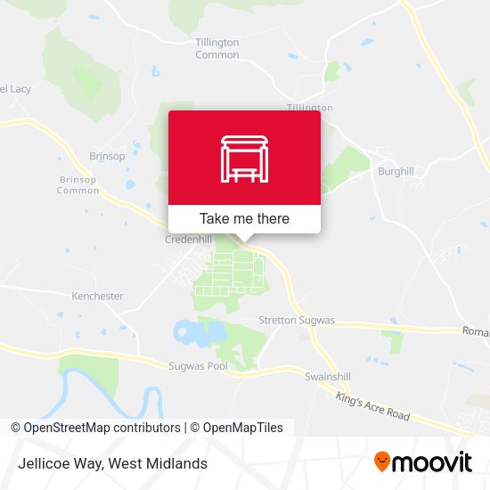 Jellicoe Way map