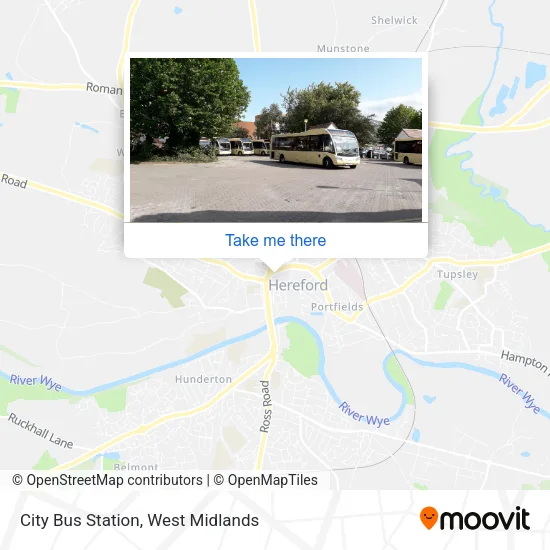 City Bus Station map