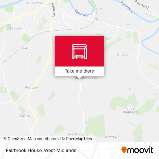 Fairbrook House map