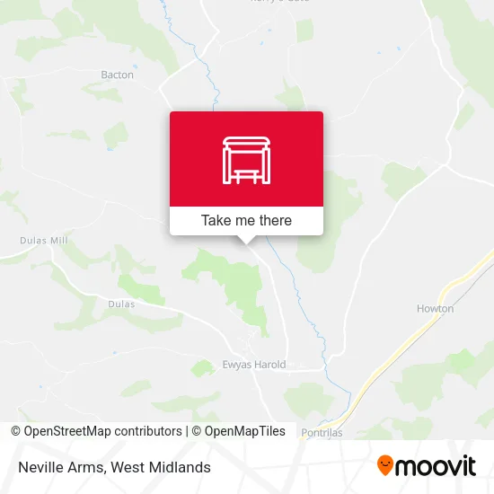 Neville Arms map