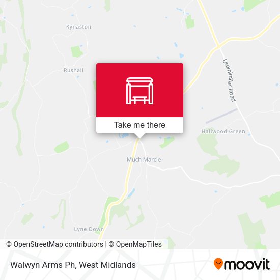 Walwyn Arms Ph map