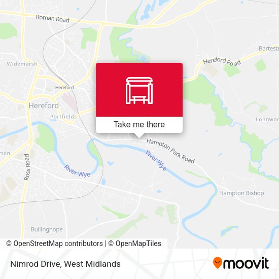 Nimrod Drive map