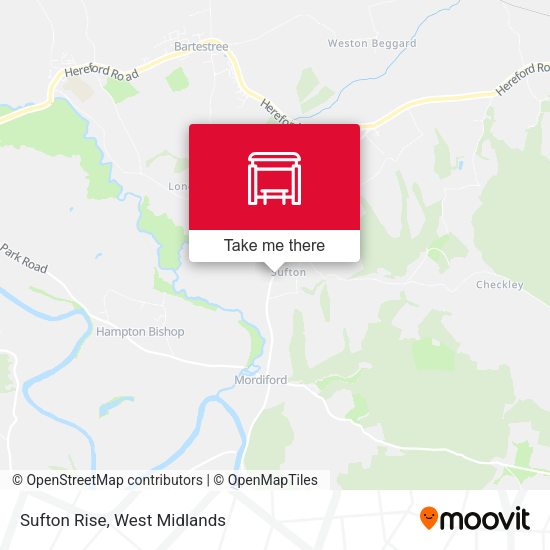 Sufton Rise map
