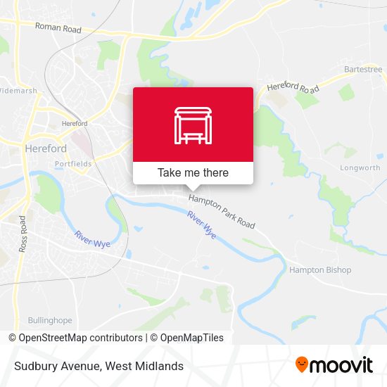 Sudbury Avenue map