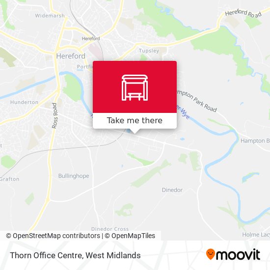 Thorn Office Centre map