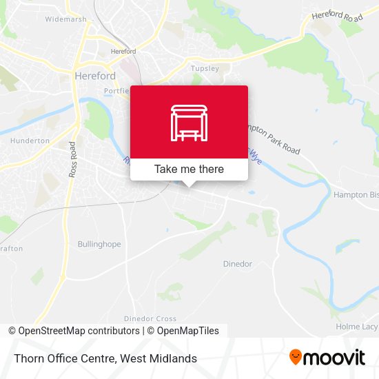 Thorn Office Centre map