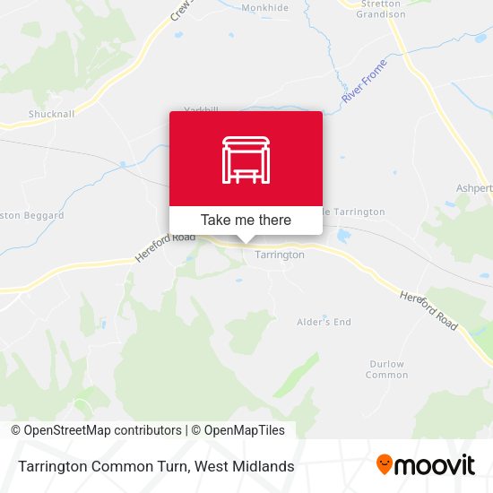 Tarrington Common Turn map