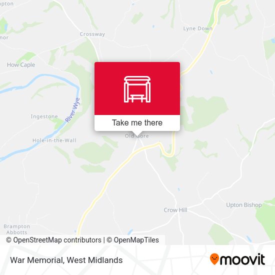 War Memorial map