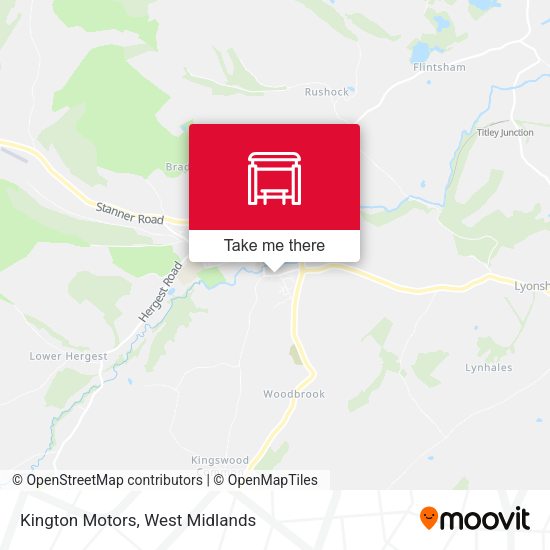 Kington Motors map