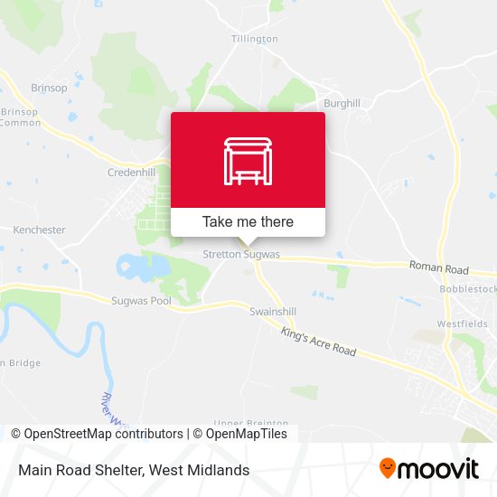 Main Road Shelter map