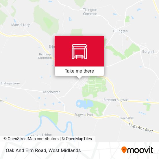 Oak And Elm Road map