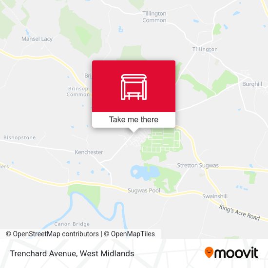 Trenchard Avenue map