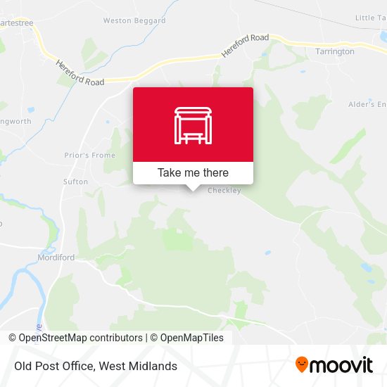 Old Post Office map