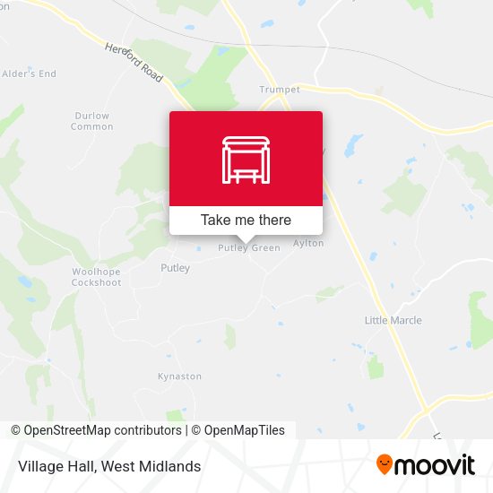 Village Hall map