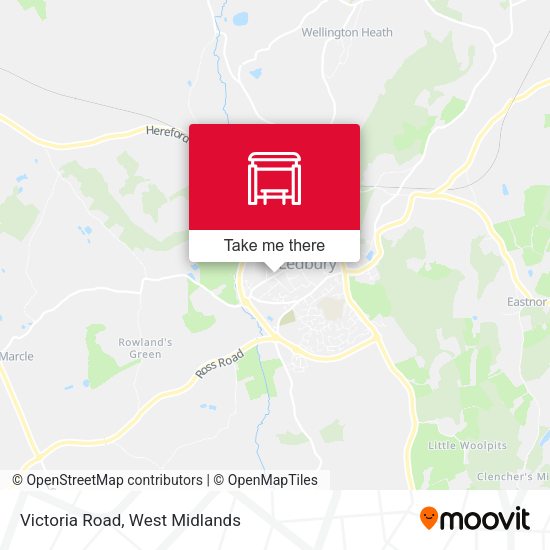 Victoria Road map