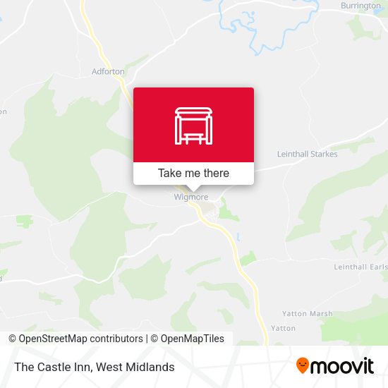 The Castle Inn map