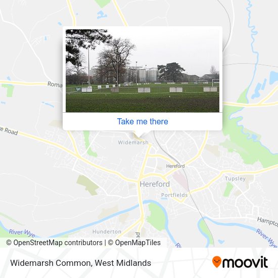 Widemarsh Common map