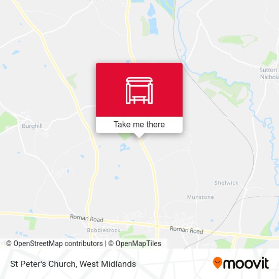 St Peter's Church map