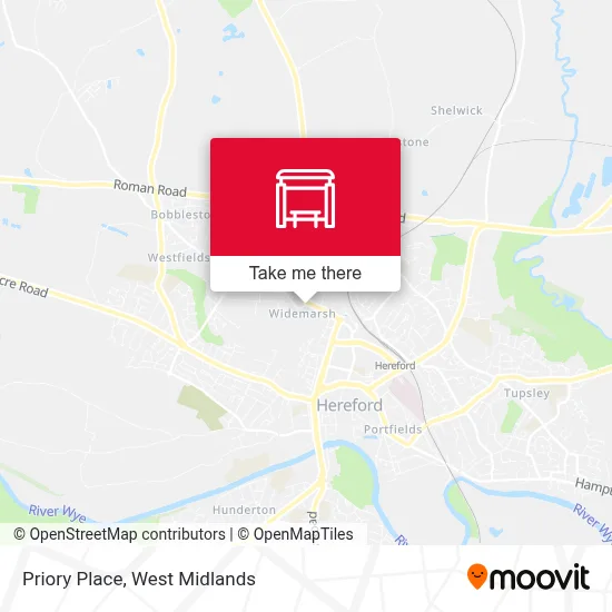 Priory Place map