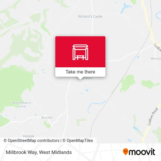 Millbrook Way map