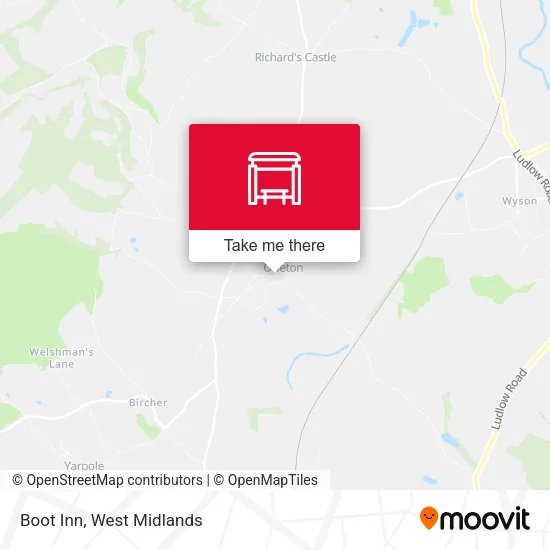 Boot Inn map