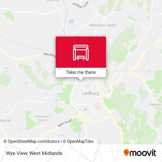 Wye View map
