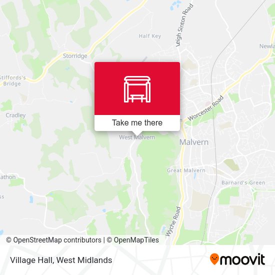 Village Hall map