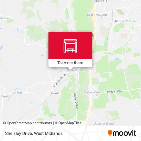 Shelsley Drive map