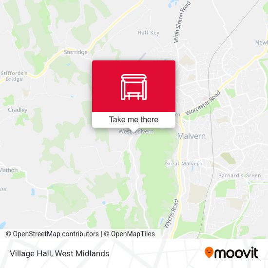 Village Hall map